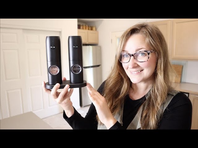 ASOFTY Rechargeable Salt & Pepper Grinder Set Review! 