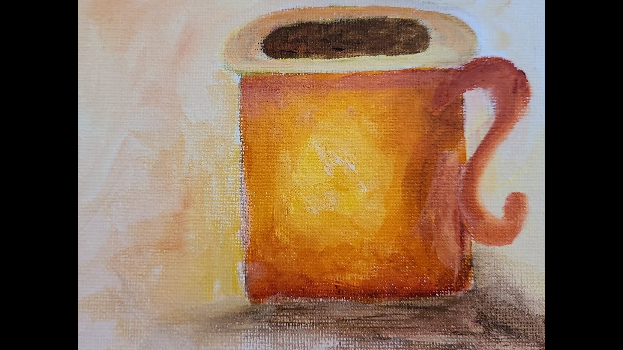 How to Paint a Tea Cup YouTube