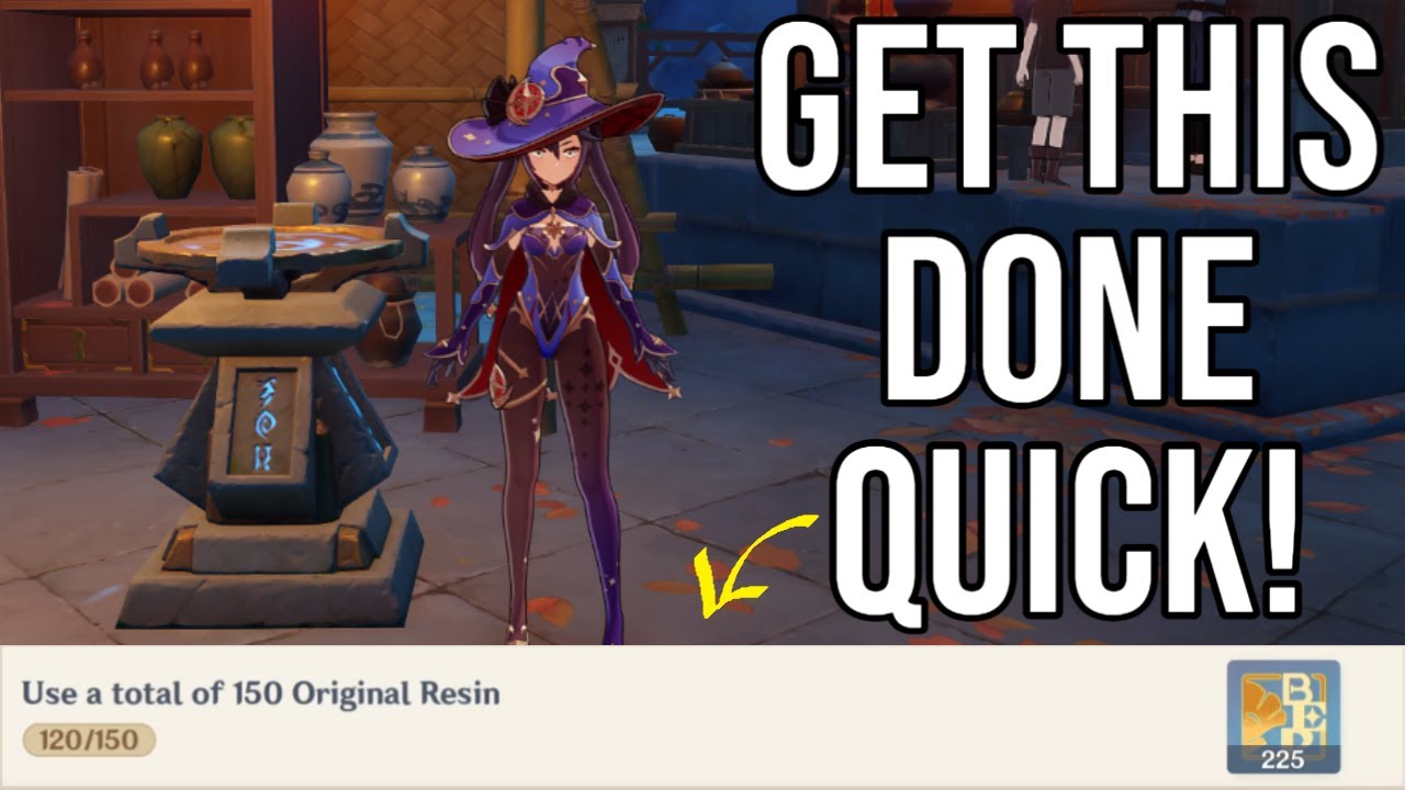 Genshin Impact [Use a total of 150 Original Resin] Quick Method