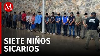 Siete menores son vinculados a cárteles, fueron detenidos en Sonora