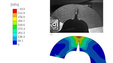 Cohesive zone modelling compared with experimental crack analysis of structural element