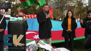 Azerbaycana Destek Mitingi Hollandada Gerçekleşti Tunahan Kuzu: Karabağ Azarbaycandır