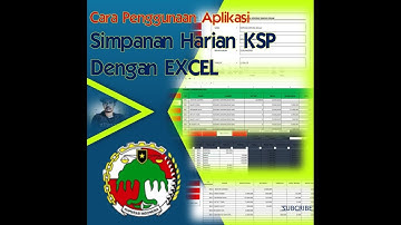 Cara membuat aplikasi tabungan dengan excel I Penggunaan Aplikasi