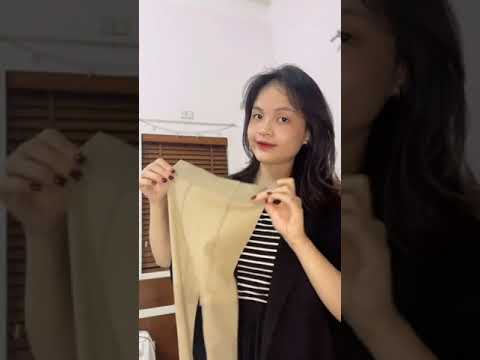 Video Quần tất da chân nữ siêu mỏng co giãn chất liệu mềm... - youtube