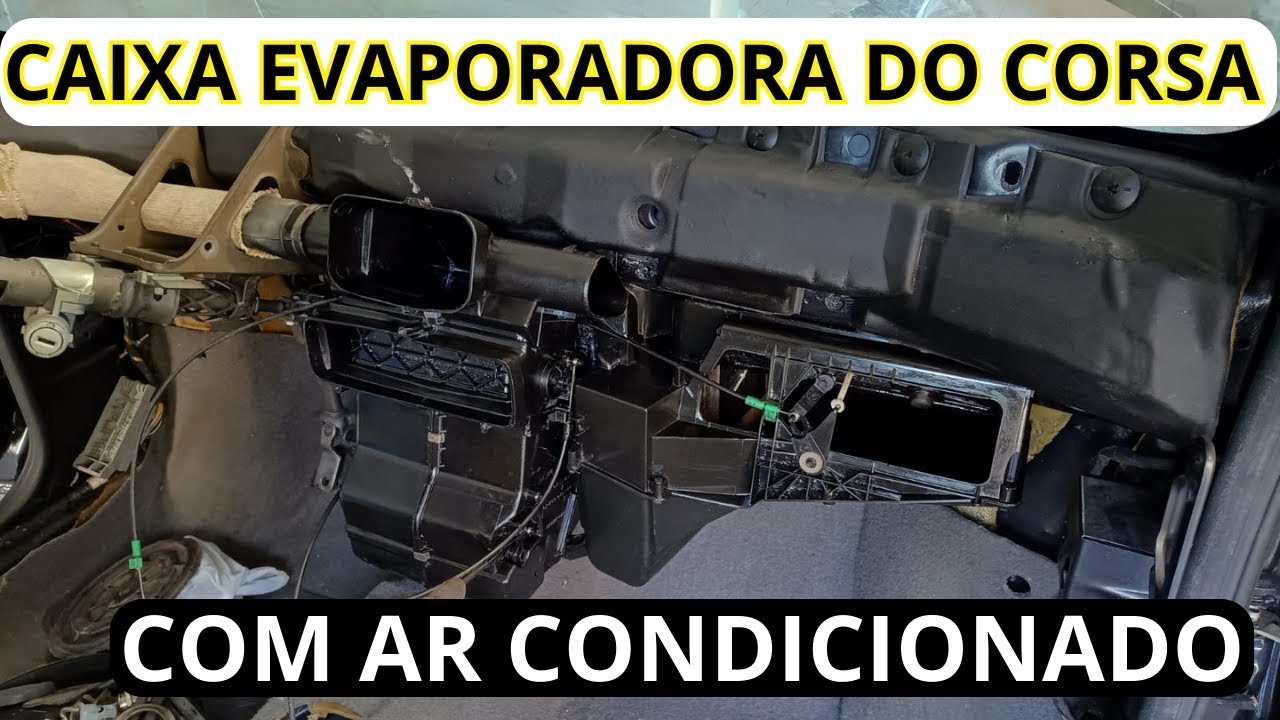 Gm Corsa GL 1.4 EFI 1993 - Revisão Caixa Evaporadora - Montagem no carro!