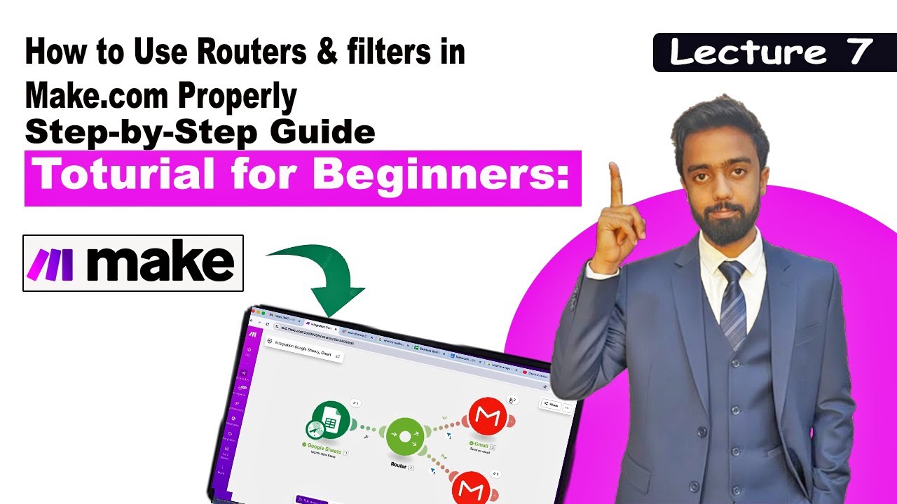 How to Use Routers & filters in Make.com Properly