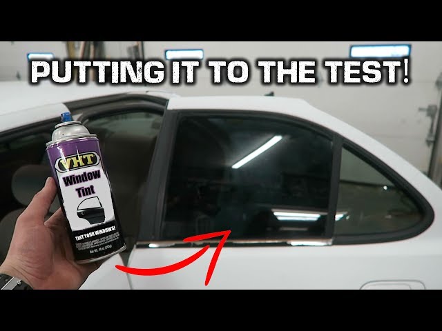 Window Tint in a CAN?!? *Spray Painting Car Windows* 