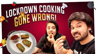 Lockdown Cooking Gone Wrong Ft. Sushruth | Sreemukhi Cookings | Latest Cooking Videos | Sreemukhi