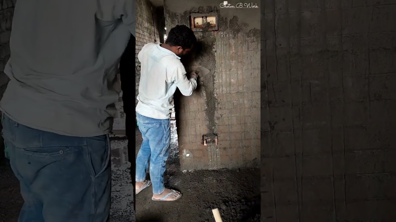 Ghar pe plaster karne se pahle Joint misac kaise Lagate Hain 