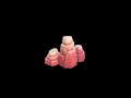 Low Poly Stylized Desert Rock Cluster