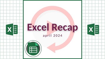 Excel Recap | April 2024‼️ #excel