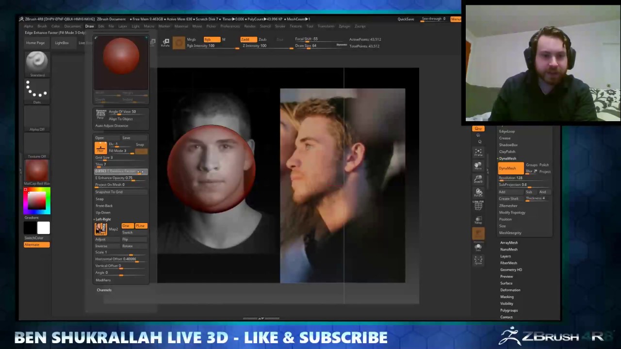 how to load reference image in zbrush