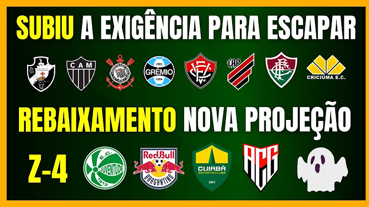 BRASILEIRÃO | FURACÃO SAI DO Z-4 | AUMENTOU A EXIGÊNCIA PARA ESCAPAR DO REBAIXAMENTO