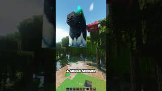 A SPOOKY GHOST-LIKE FIGURE IN MINECRAFT! #shorts #minecraft