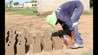 VLOG: This Is How I Make Cement Blocks By Myself At Home | South African Youtuber