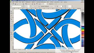 Design of patterns in Corel Draw #9