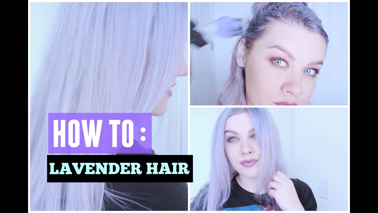 How To Get Lavender Lilac Hair Melissa Mixes Youtube
