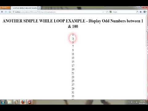 Php Tutorials: PHP Looping Statements - While Loop and Do-While Loop ...