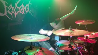 Oki Fadhlan - Nagara Ragana Naraga - Jasad Drumcam Live at Osaka DeathFest 2019