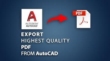 Export Highest Quality PDF From AutoCAD. AutoCAD Export Setting.