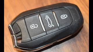Citroen Key Fob Battery Change - EASY DIY - Remote Fob