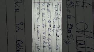 prakriti malla,s handwriting recognition Aa to Zz