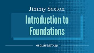 Introduction to Foundations