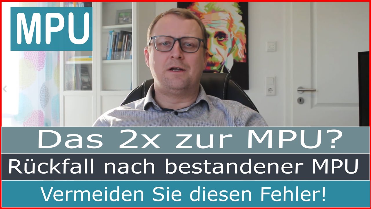MPU Vorbereitung! Rückfall nach positiver MPU - YouTube