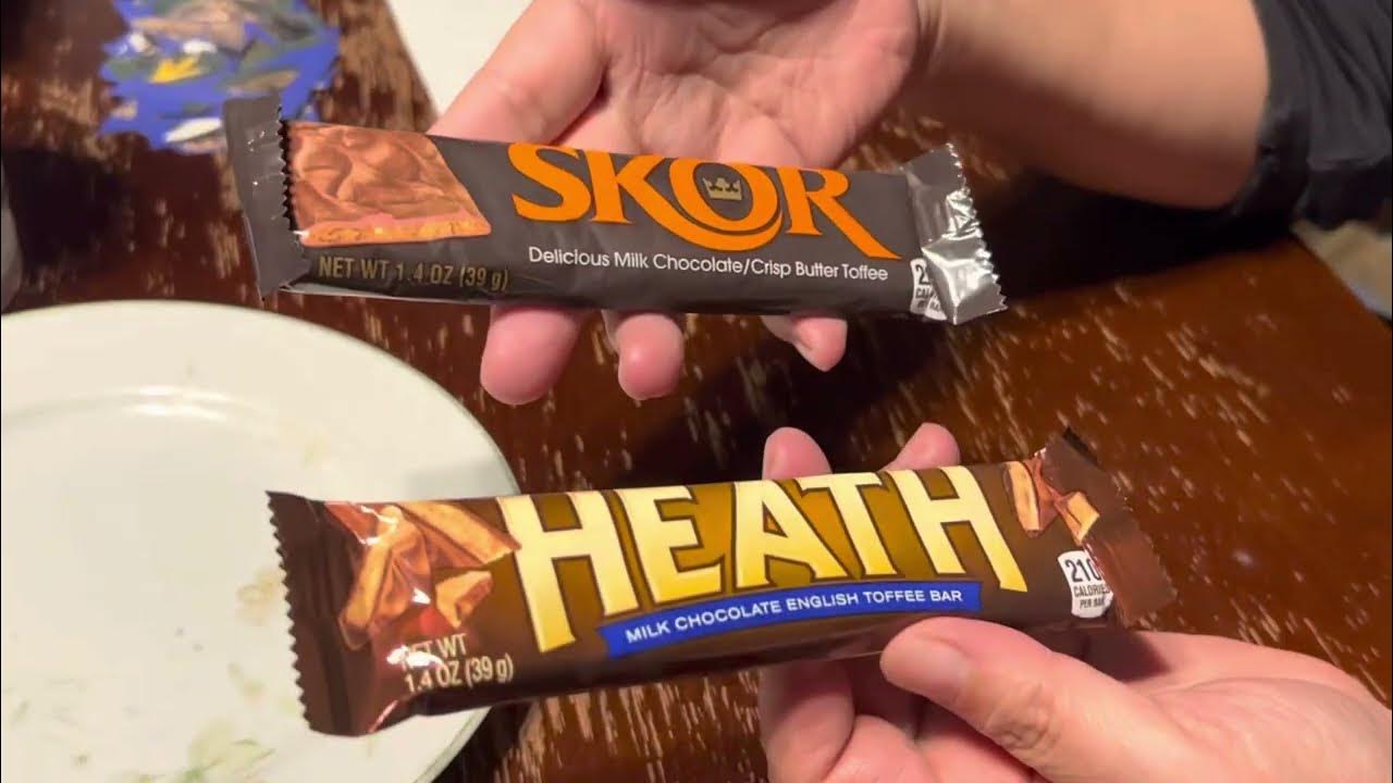 Candy bar wars! Skor vs. Heath YouTube