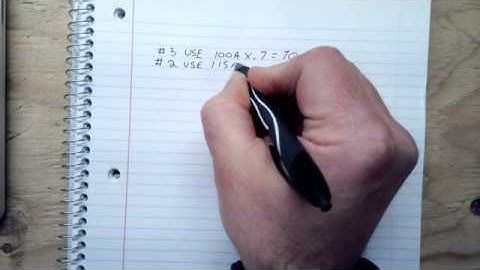 Adjustment and correction factor example