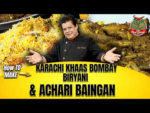 How to Make Karachi Khaas Bombay Biryani & Achari Baingan | Mirch Masala | Chef Gulzar | GTV News