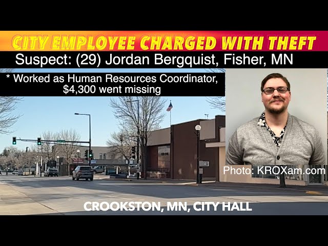 Crookston City Employee Charged With Theft
