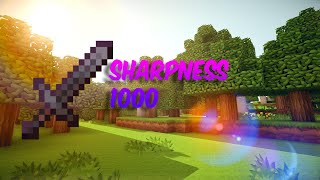 how to get sharpness 1000 in a netherite sword