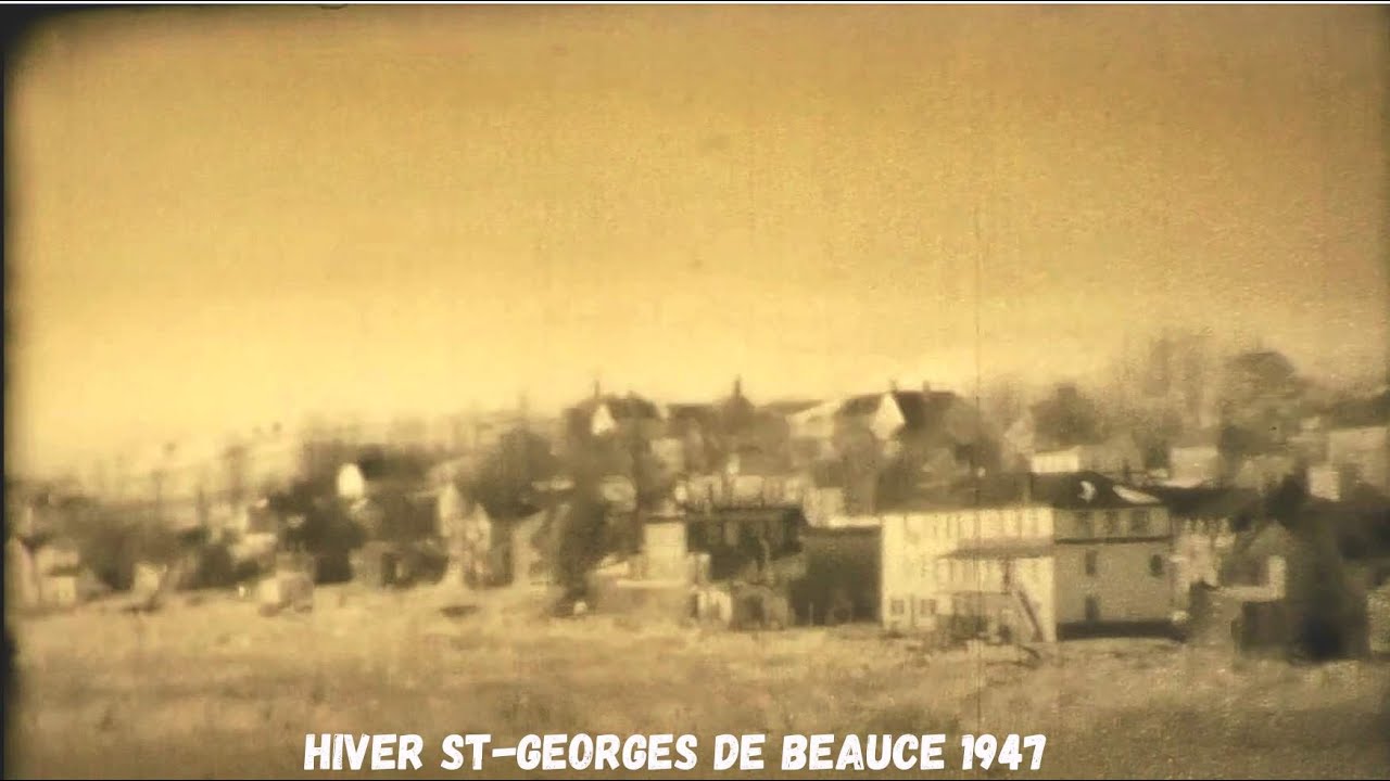 St Georges de Beauce hiver 1947(Hier@Aujourd`hui)