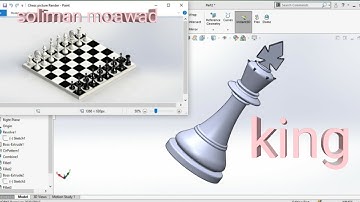 Solidworks Project , Chess Project , Part 2/7 , Advanced Tutorials