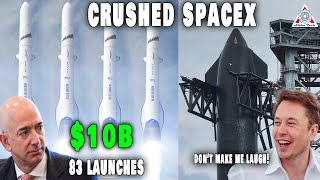 It happened! Jeff Bezos spent $10B to beat SpaceX \& Elon Musk