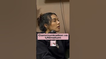 Communication vs Ultimatum || @somosBuenoFriends  #podcast #relationship #boundaries