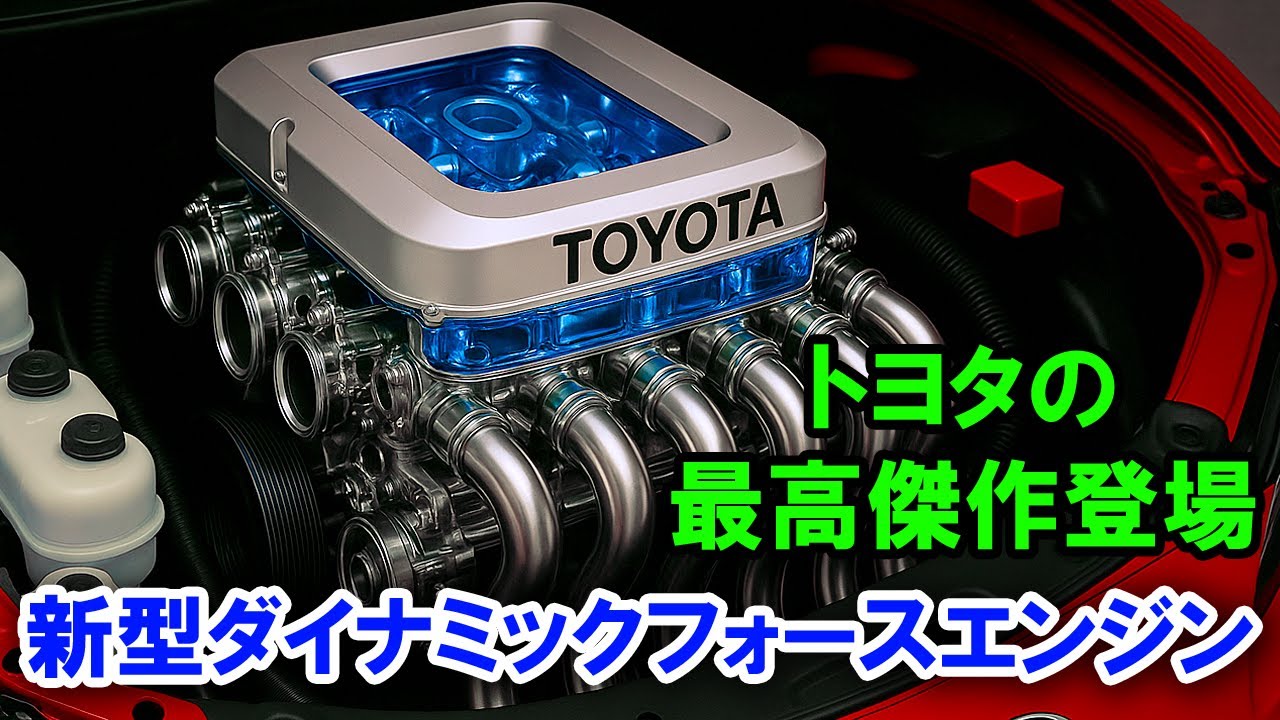 トヨタCEO：「トヨタの新型ダイナミックフォースエンジンが世界を震撼させた！この新型エンジンがEV業界を根本から覆す可能性があります ...
