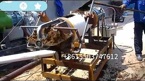 Mechanism of Pig Dung dryer Cow Manure Solid Liquid Separator Chicken Feces Dewatering Machine