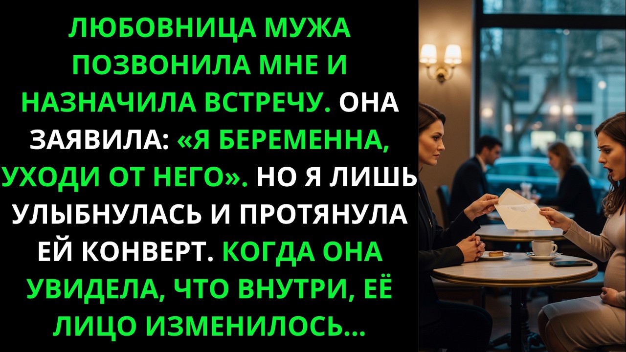 Любовница мужа заявила о беременности. В ответ я протянула конверт. Её лицо изменилось от увиденного
