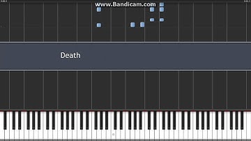 Super Mario Bros Death Piano Tutorial Synthesia