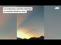 Ivonne Orsini se asombra ante espectacular escena de rayos crepusculares en Puerto Rico