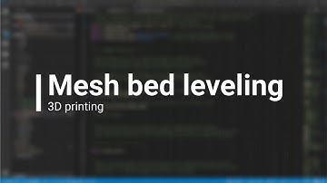 Mesh bed leveling (3D printing)