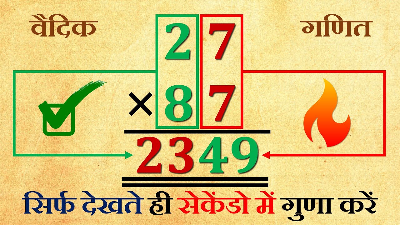 Multiplication Tricks Vedic Maths | Maths Tricks for Fast Calculation ...