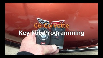 C6 Corvette Key Fob Programming