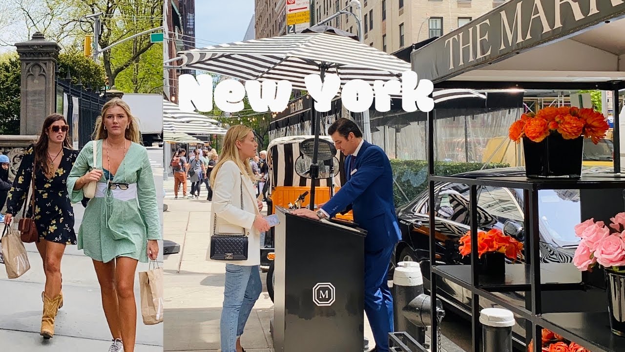 [4K]🇺🇸NYC Spring Walk🗽Fabulous Upper East Side of Manhattan via Madison Ave & 5th Ave | May 2022