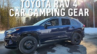 Toyota RAV 4 Car Camping Set Up