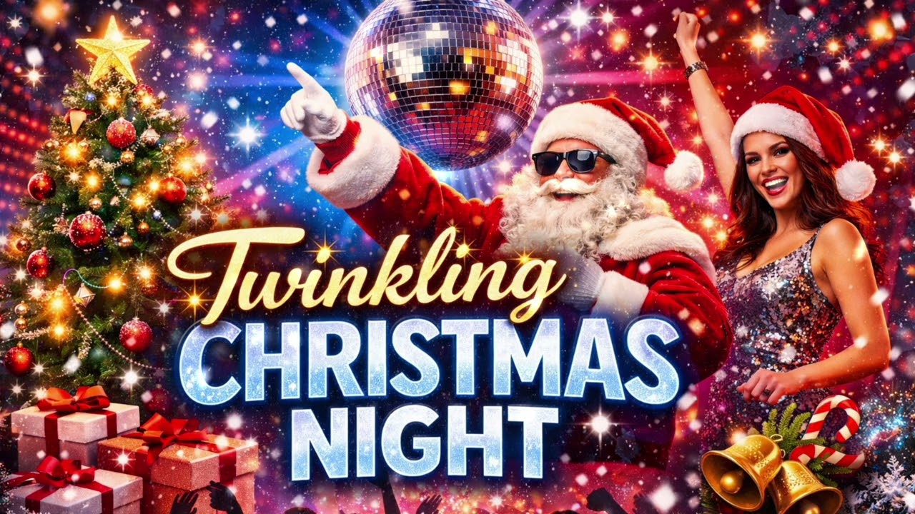 Twinkling Christmas Night –  Disco Christmas Dance Party | Non-Stop Holiday Music|| 