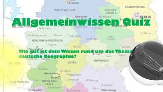 Deutschland Quiz | Erkennst du alle deutsche Bundesländer? | Allgemeinwissen | Städte Quiz screenshot 4