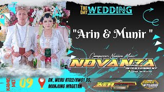 LIVE WEDDING ARIN & MUNIR || NOVANSA MUSIC || AR AUDIO || WERU MANJUNG PANEKAN MAGETAN